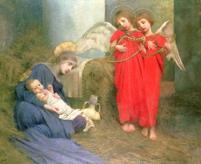 Angels Entertaining the Holy Child, 1893 by Marianne Stokes